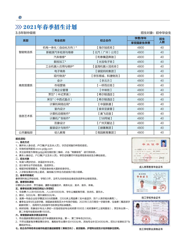 广州金领技工学校2021年招生简章(图13)